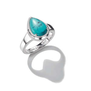 Turquoise Teardrop Shape Elyndra Ring - Thomas Sabo - Suuri valikoima & ilmainen lahjapaketointi - Nordic Spectra