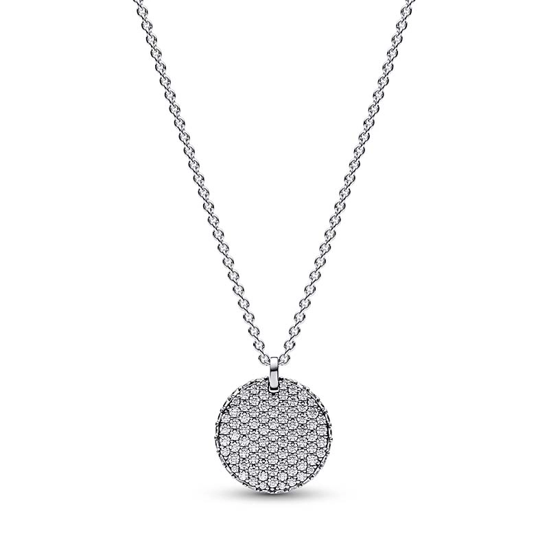 PANDORA - Pandora Timeless Pavéprydda Halsband med Hängsmycke