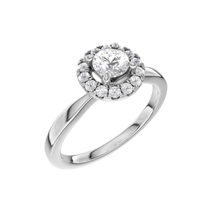 North 027 Lab Grown Diamond White Gold - Wedding & engagement rings - Schalins - Scandinavian design - Nordic Spectra
