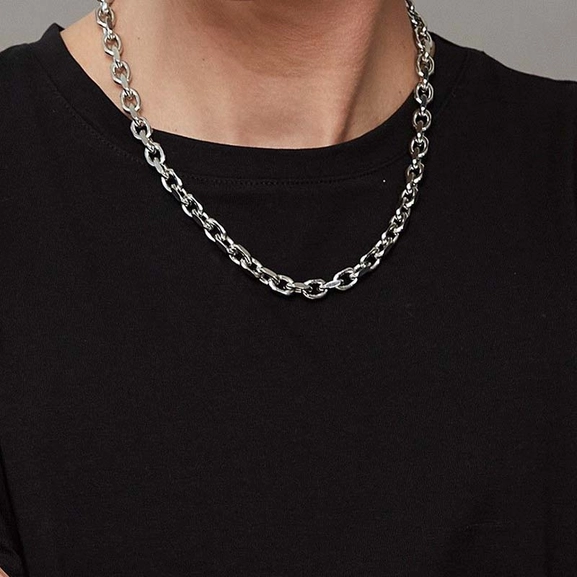 Steve Necklace Steel - Edblad - Snabb frakt & paketinslagning - Nordicspectra.se