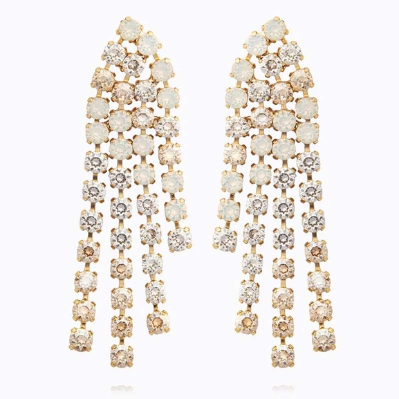 Rosanna Earrings Gold White Combo - Caroline Svedbom - Snabb frakt & paketinslagning - Nordicspectra.se
