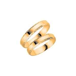 61-4 Gold - Wedding & engagement rings - Schalins - Scandinavian design - Nordic Spectra