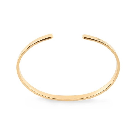 18K Gold Bangle BLK Diamond - Emma Israelsson - Snabb frakt & paketinslagning - Nordicspectra.se