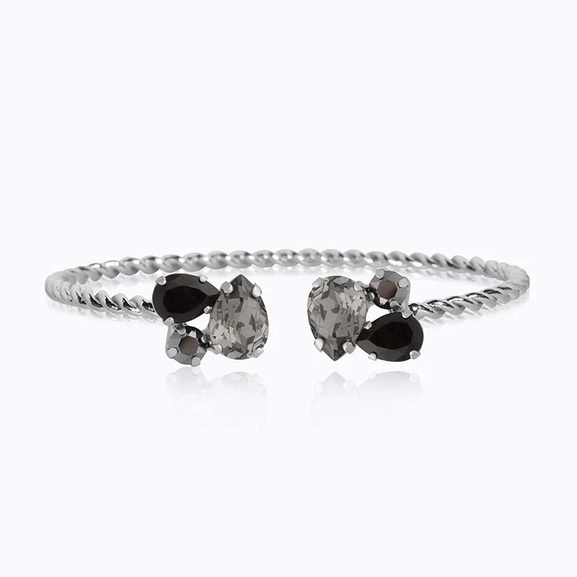 Alisia Bracelet Rhodium Black Combo - Caroline Svedbom - Snabb frakt & paketinslagning - Nordicspectra.se