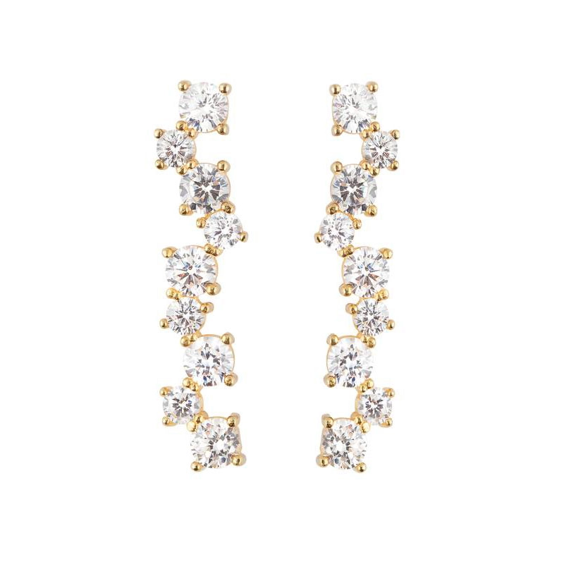 CU Jewellery - Gatsby Long Ear Gold