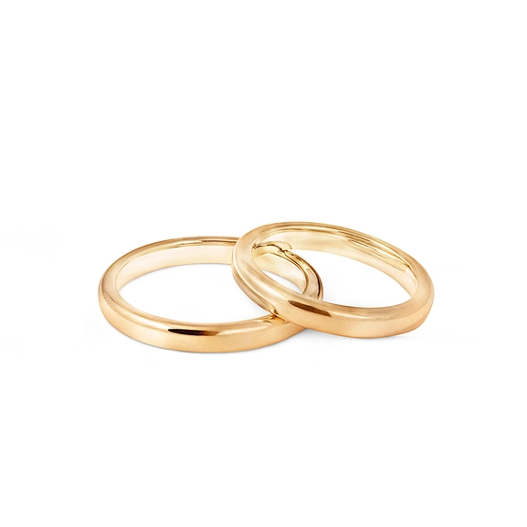 1946 Ring Välvd 3 mm Guld - Nordic Spectra - Förstärker livets stora händelser - Nordic Spectra