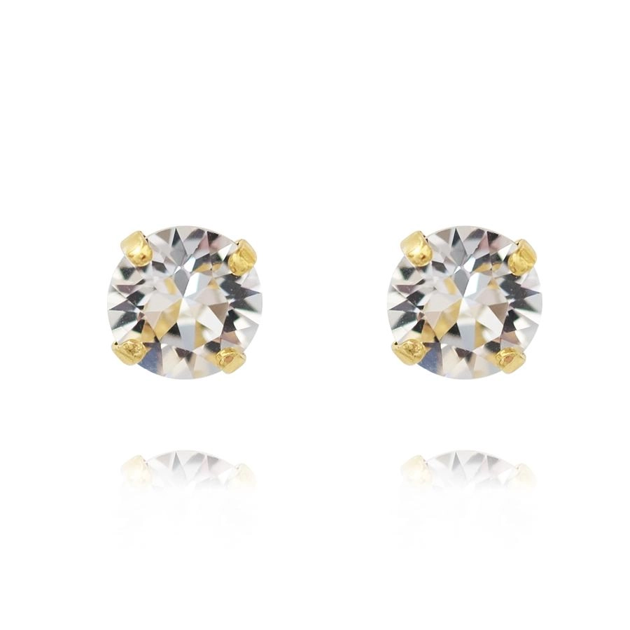 Caroline Svedbom - Classic Stud Earring Gold Crystal
