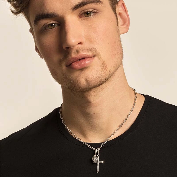 Kors med Dödskallar Berlock - Thomas Sabo berlock - Snabb frakt & paketinslagning - Nordicspectra.se