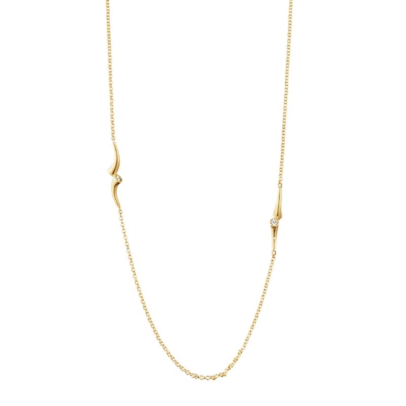 Magic Halsband Sautoir Guld med 0.28 ct Diamanter - Georg Jensen halsband - Snabb frakt & paketinslagning - Nordicspectra.se