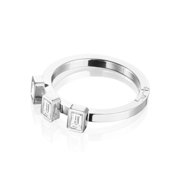 Baguette Wedding Ring 0.30 ct White Gold - Efva Attling ringar - Snabb frakt & paketinslagning - Nordicspectra.se