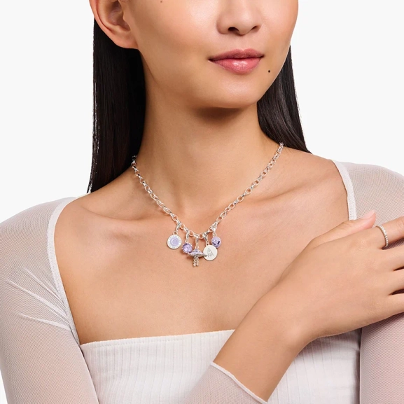 Charm-halsband Med Charmista Coin - Thomas Sabo - Snabb leverans & paketinslagning - Nordic Spectra