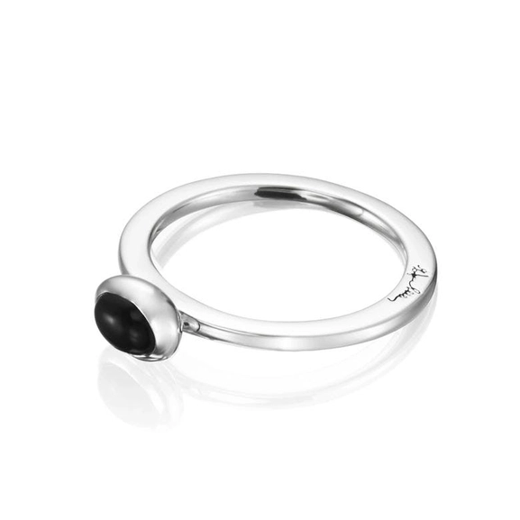 Love Bead Ring - Onyx - Efva Attling - Suuri valikoima & ilmainen lahjapaketointi - Nordicspectra.fi