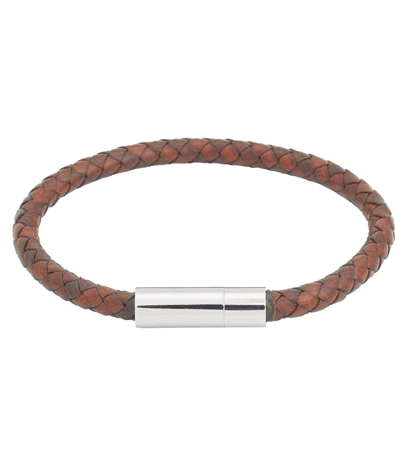 Franky Bracelet Leather Brown - Edblad - Snabb leverans - Gratis paketinslagning