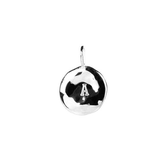 Organic Letter Coin Silver - Emma Israelsson - Snabb frakt & paketinslagning - Nordic Spectra
