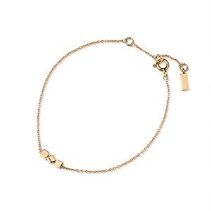 Dice Bracelet Gold - Efva Attling - ruotsalainen muotoilu - Nordic Spectra