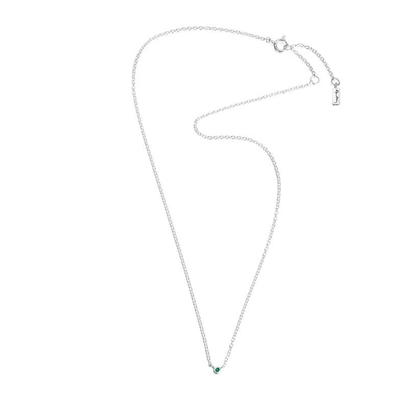 Micro Blink Necklace - Green Emerald - Efva Attling halsband - Snabb frakt & paketinslagning - Nordicspectra.se