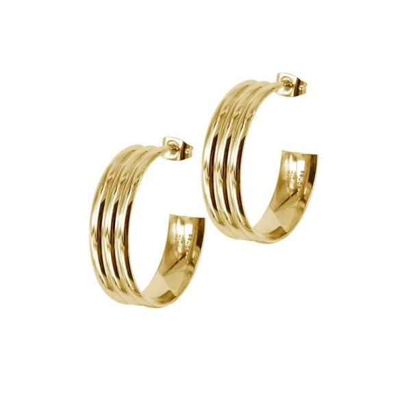 MONIQUE 30 mm Örhängen Guld - Astrid & Agnes - Nordic Spectra