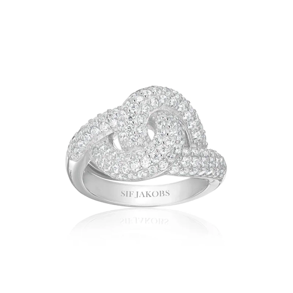 Imperia Ring i silver med gnistrande cubic zirconia-stenar från Sif Jakobs