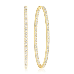 Sif Jakobsin Ellisse Grande Earrings Gold -korvakorut