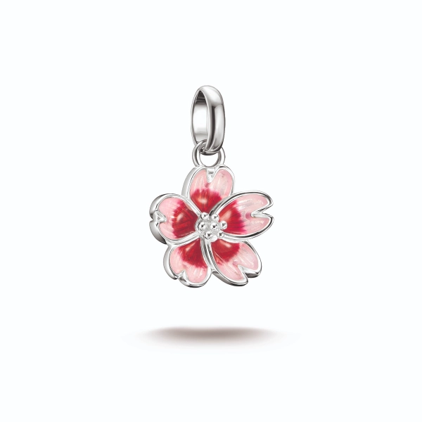 CC Connect Körsbärsblomma Berlock i silver från Thomas Sabo