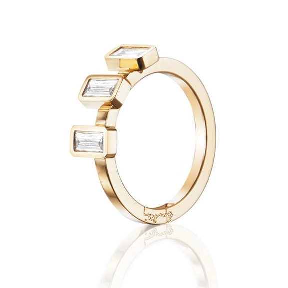 Baguette Wedding Ring 0.60 ct Gold - Efva Attling ringar - Snabb frakt & paketinslagning - Nordicspectra.se