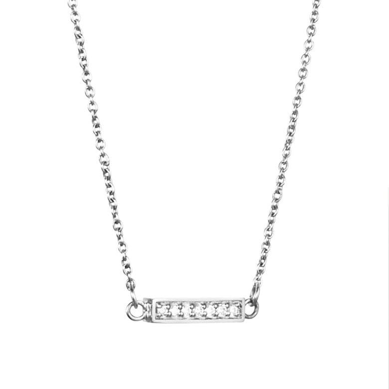 Efva Attling - Thin Stars Necklace White Gold