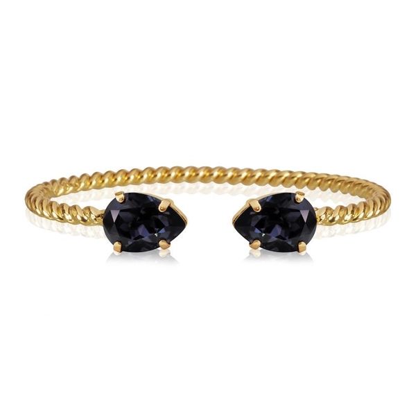 Mini Drop Bracelet Gold Graphite - Caroline Svedbom - Snabb frakt & paketinslagning - Nordicspectra.se