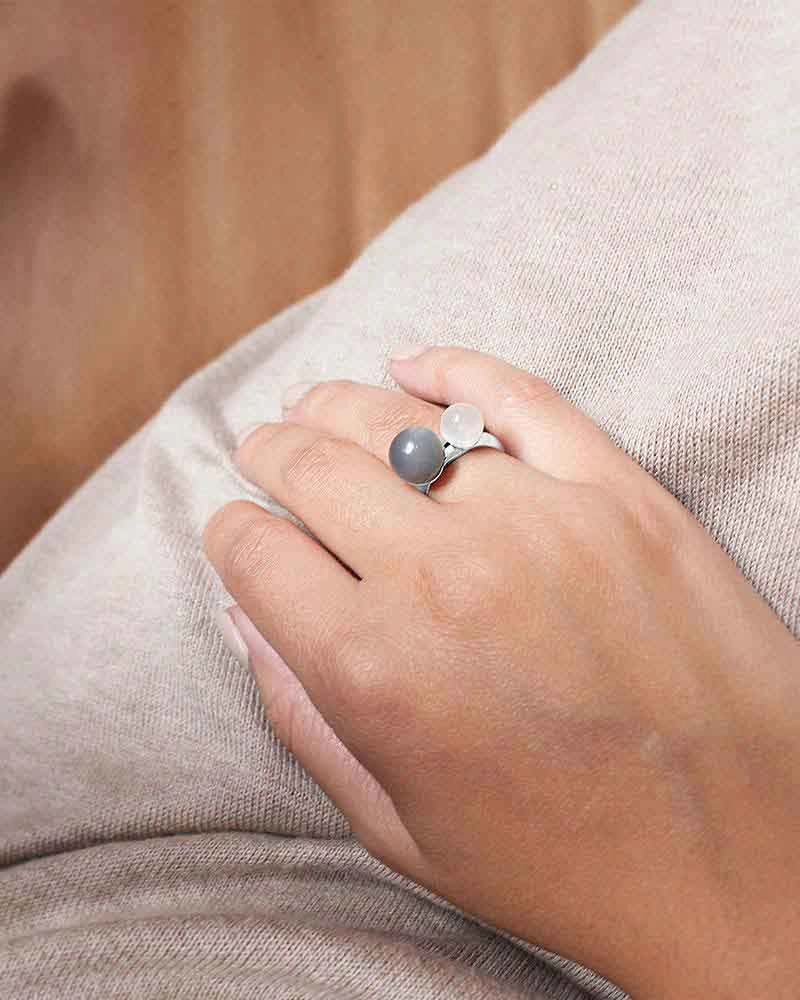 Moon Ring - Drakenberg Sjölin Ringar - Snabb frakt & paketinslagning - Nordicspectra.se