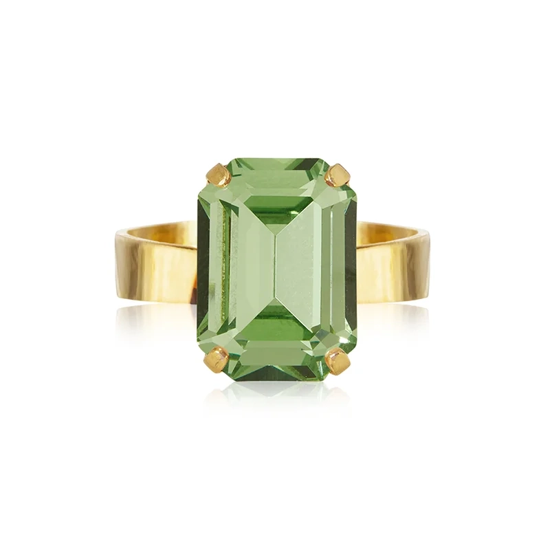 Caroline Svedbom - Lydia Ring Gold Peridot