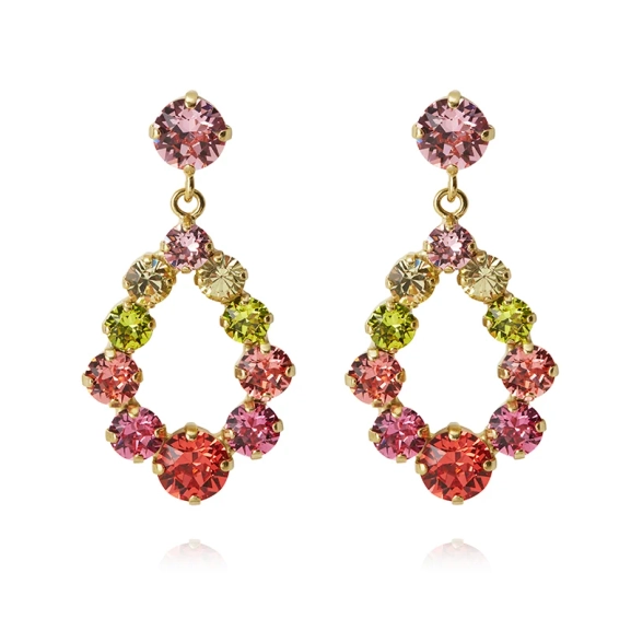 Mini Delia Earrings Gold Tropicana Combo - Caroline Svedbom - Nopea toimitus ja lahjapakkaus - Nordic Spectra