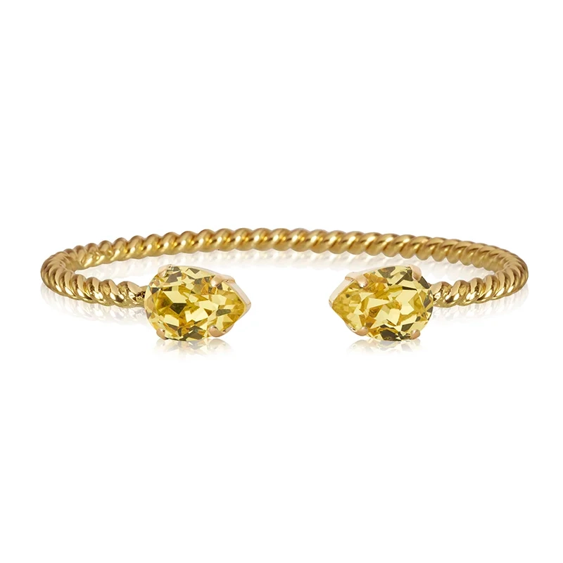 Caroline Svedbom - Mini Drop Bracelet Gold Dark Jonquil