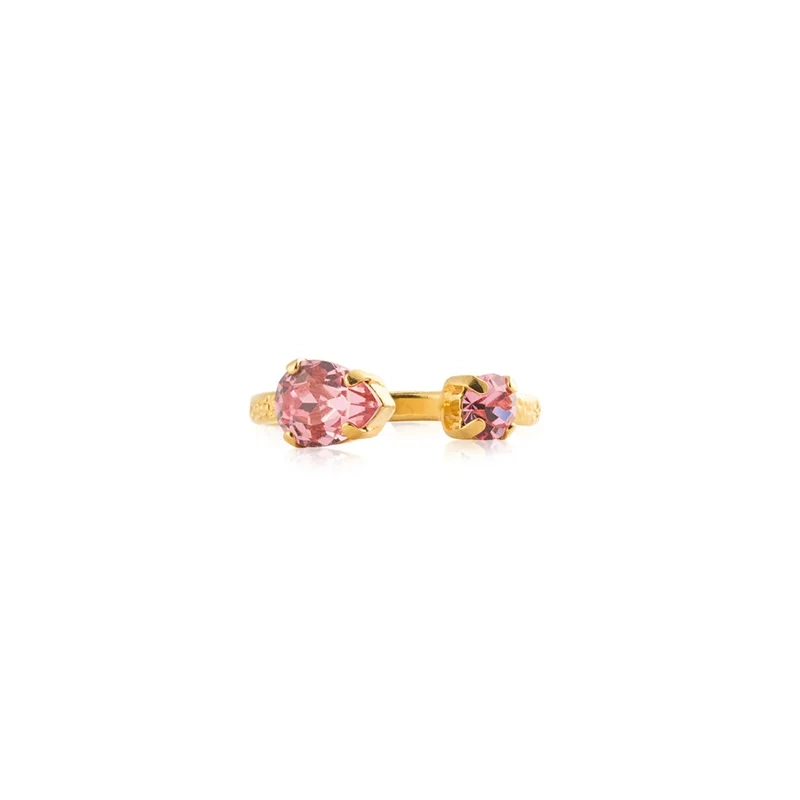 Caroline Svedbom - Amelia Ring Gold Light Rose