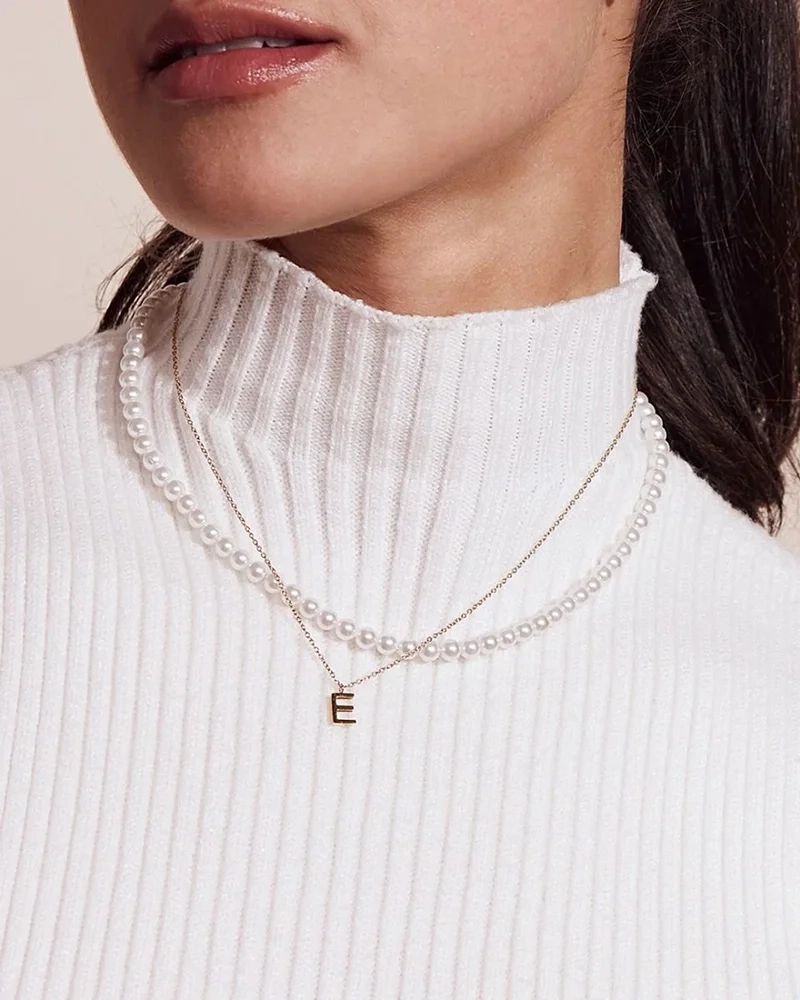 Letter Necklace A-Ö Gold - Edblad - Snabb leverans - Gratis paketinslagning