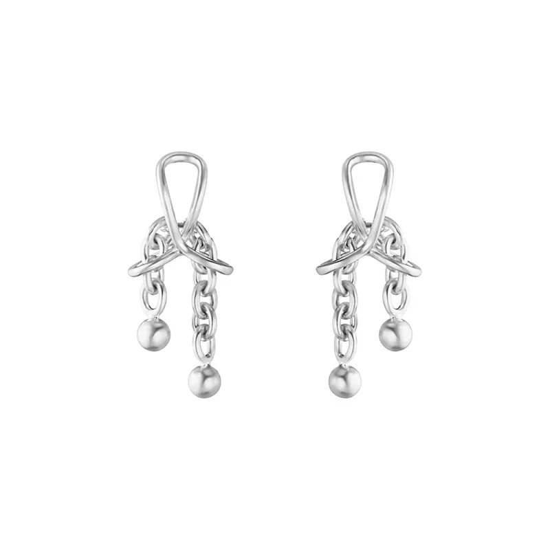 Georg Jensen - Weft Dubbla Örhängen