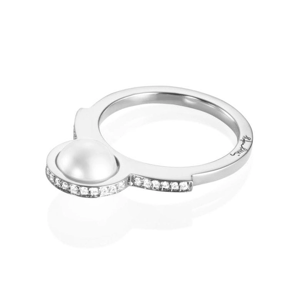 Day Pearl & Stars Ring White Gold - Efva Attling - Suuri valikoima & ilmainen lahjapaketointi - Nordicspectra.fi