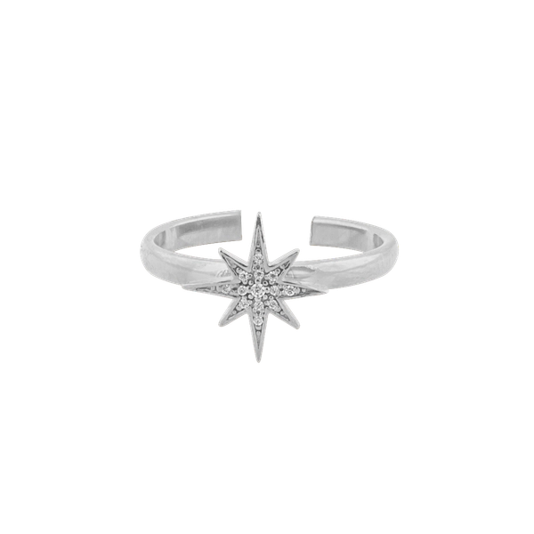 One Star Ring Silver -CU Jewellery - Snabb frakt & paketinslagning - Nordicspectra.se