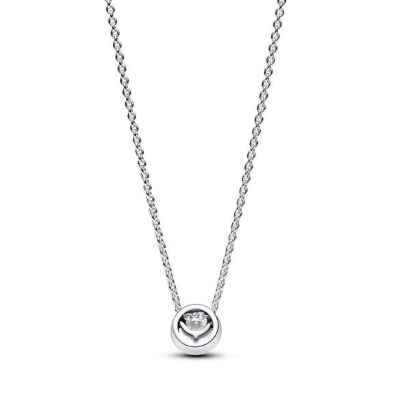 Funkelnder Runder Strahlenkranz Collier-Halskette - PANDORA - Nordic Spectra