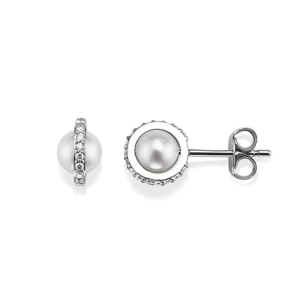 Little Day Pearl & Stars Ear White Gold - Efva Attling örhängen - Snabb frakt & paketinslagning - Nordicspectra.se