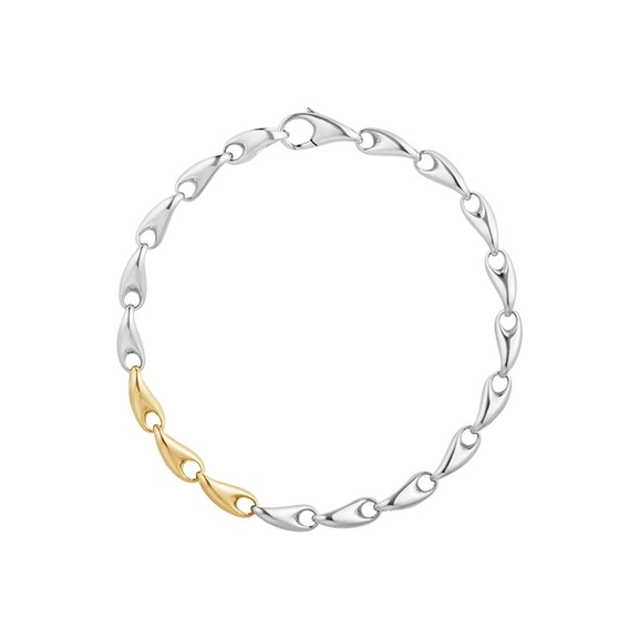 Reflect Smalt Armband Silver/Guld - Georg Jensen örhängen - Snabb frakt & paketinslagning - Nordicspectra.se
