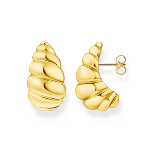 Ohrstecker organische Formen vergoldet - Thomas Sabo - Nordic Spectra