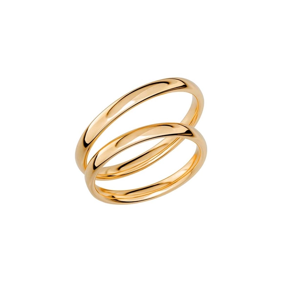 SR1002-2.5 Gold - Wedding & engagement rings - Schalins - Scandinavian design - Nordic Spectra