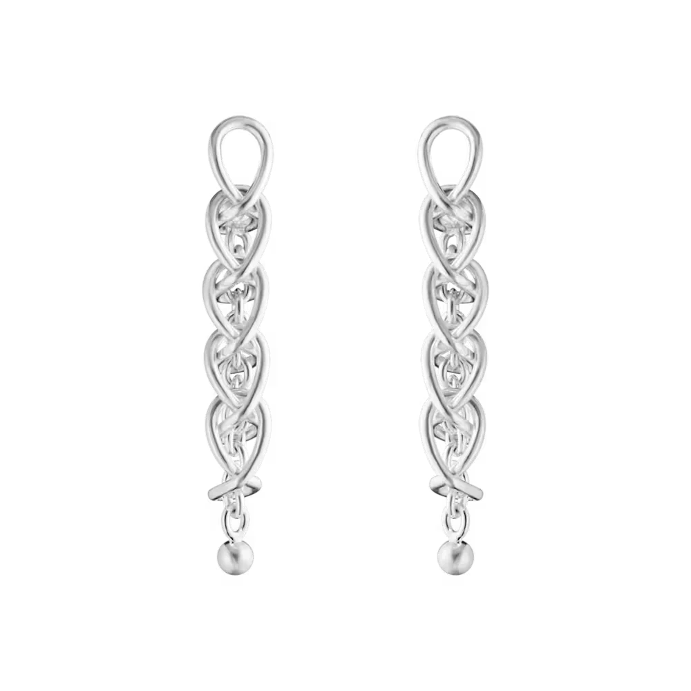 Georg Jensen - Weft Fem Länkar Örhängen