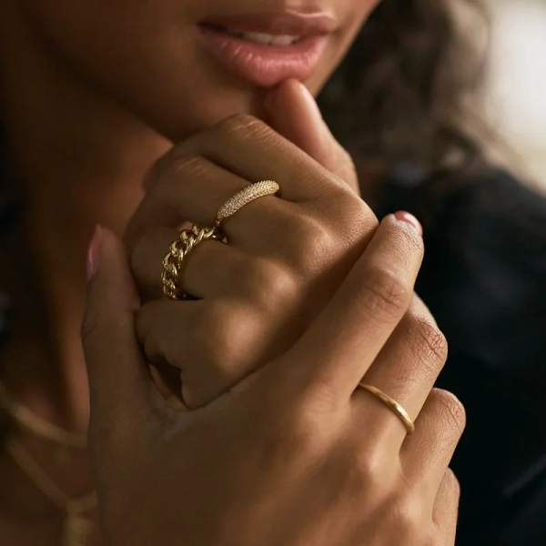 Luxe Ring Gold - Edblad - Snabba leveranser - Gratis paketinslagning