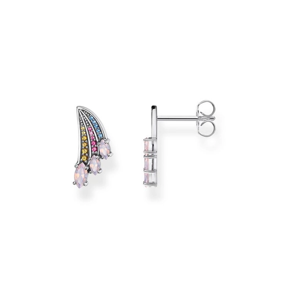 Ohrstecker Bunter Kolibri Flügel Silber von Thomas Sabo, Schneller Versand - Nordicspectra.de