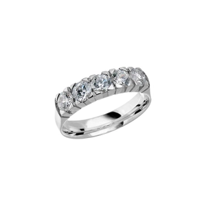 Rocky 1.00 White Gold - Wedding & engagement rings - Schalins - Scandinavian design - Nordic Spectra