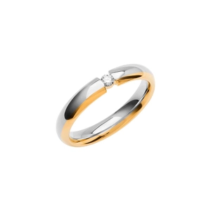 SR4012 Guld/Vitguld - Vigsel- & förlovningsringar - Schalins - Fri storleksändring* - Nordic Spectra