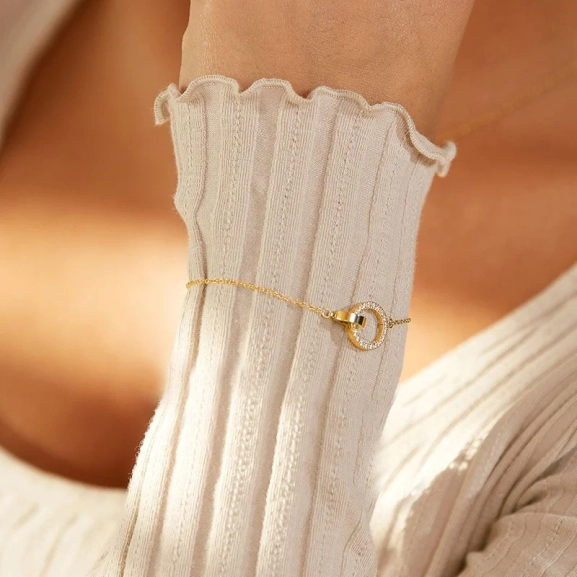 Eternal Orbit Bracelet Gold - Edblad - Snabb frakt & paketinslagning - Nordic Spectra