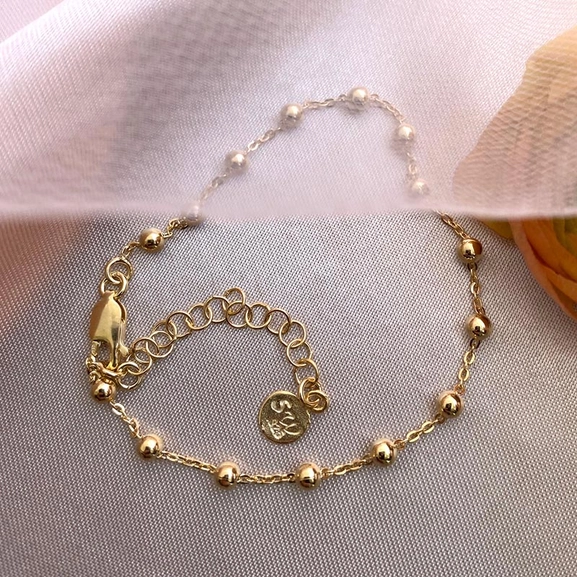 Flow - Gold Armband von Sofia Wistam, Schneller Versand - Nordicspectra.de