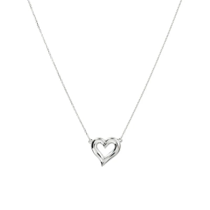 Puff Heart Necklace Silver - Syster P - Beliebter Schmuck für alle Gelegenheiten