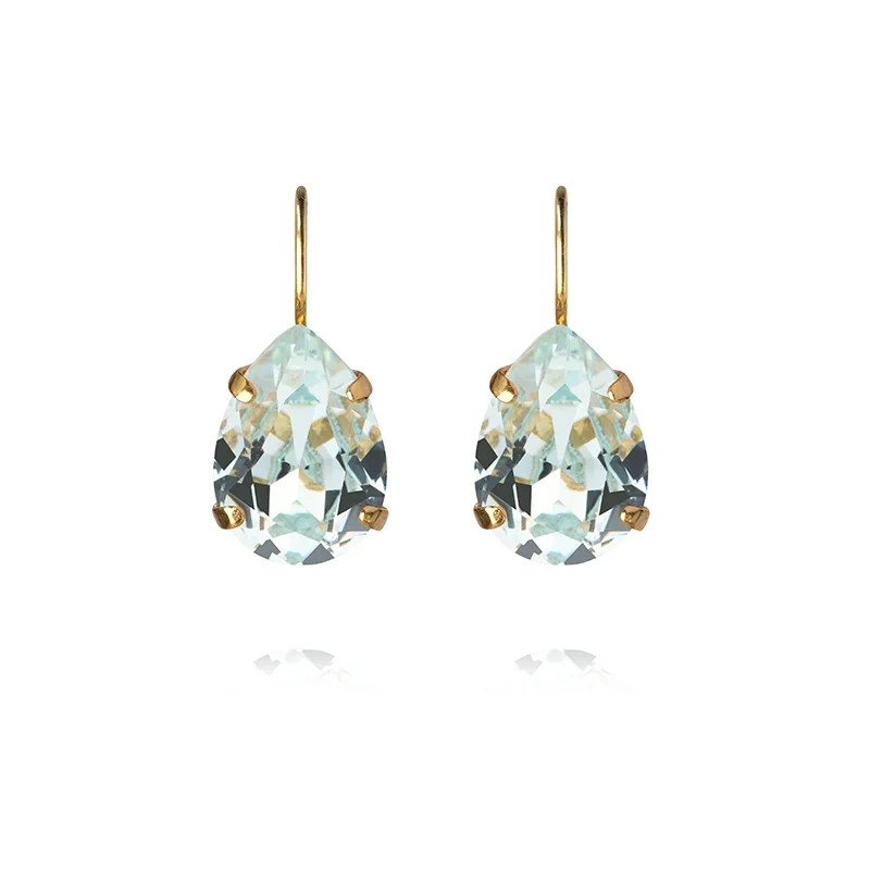 Caroline Svedbom - Mini Drop Clasp Earrings Gold Light Azore